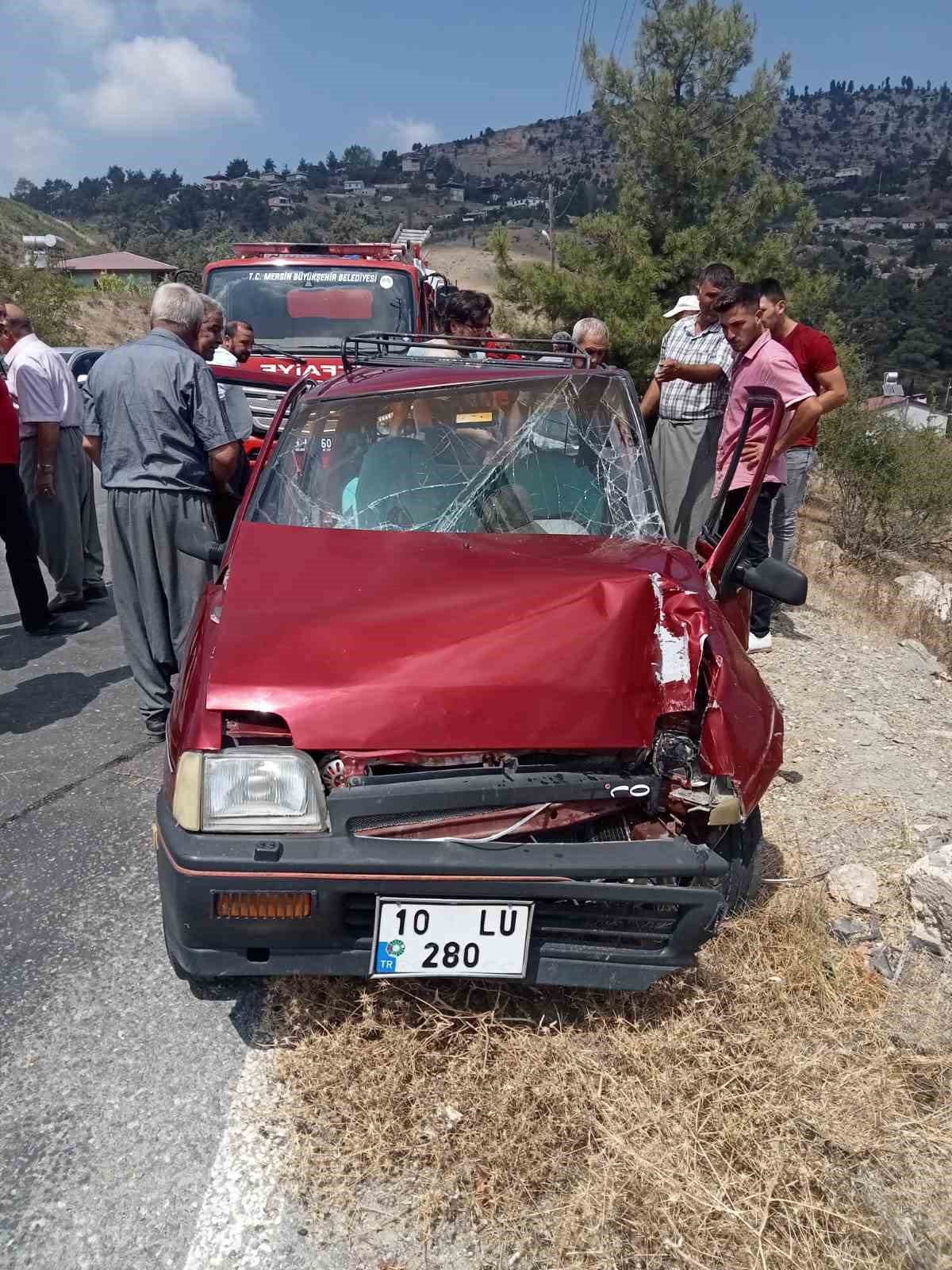 Tarsus’ta trafik kazasında 1 kişi yaralandı