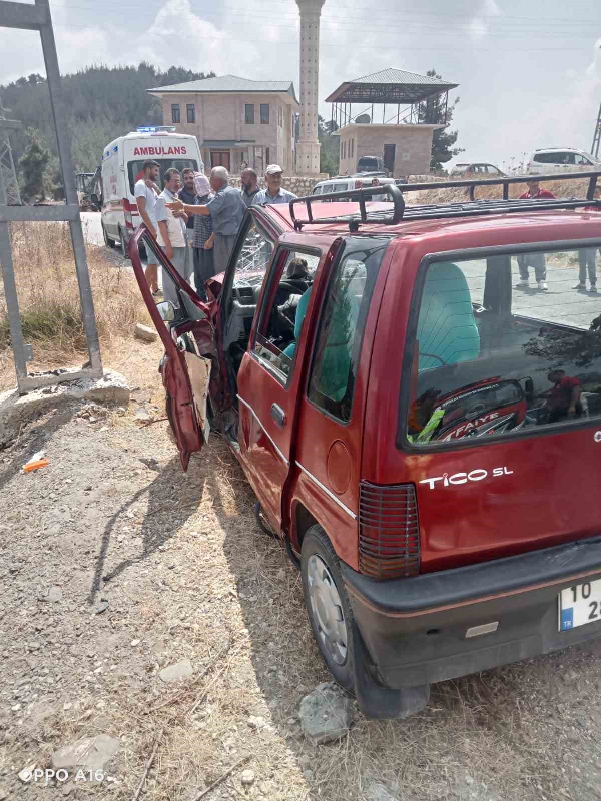 Tarsus’ta trafik kazasında 1 kişi yaralandı