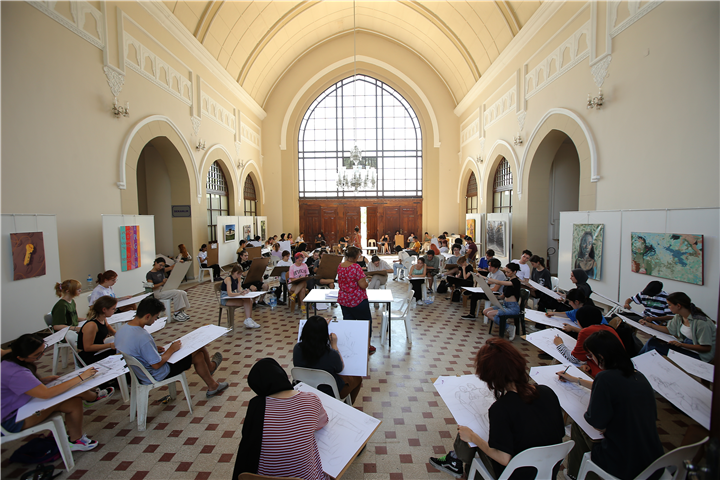 Geleceğin sanatçılarını üniversitede ter döktü