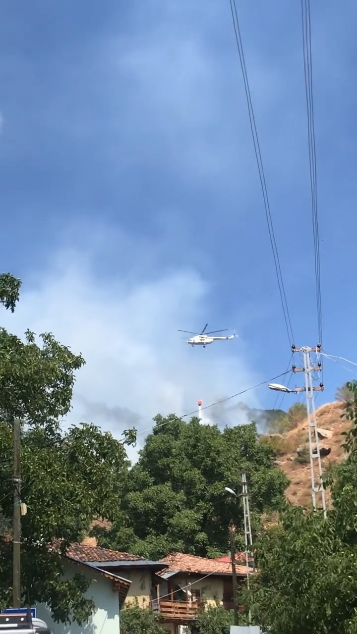 Çankırı’da orman yangını