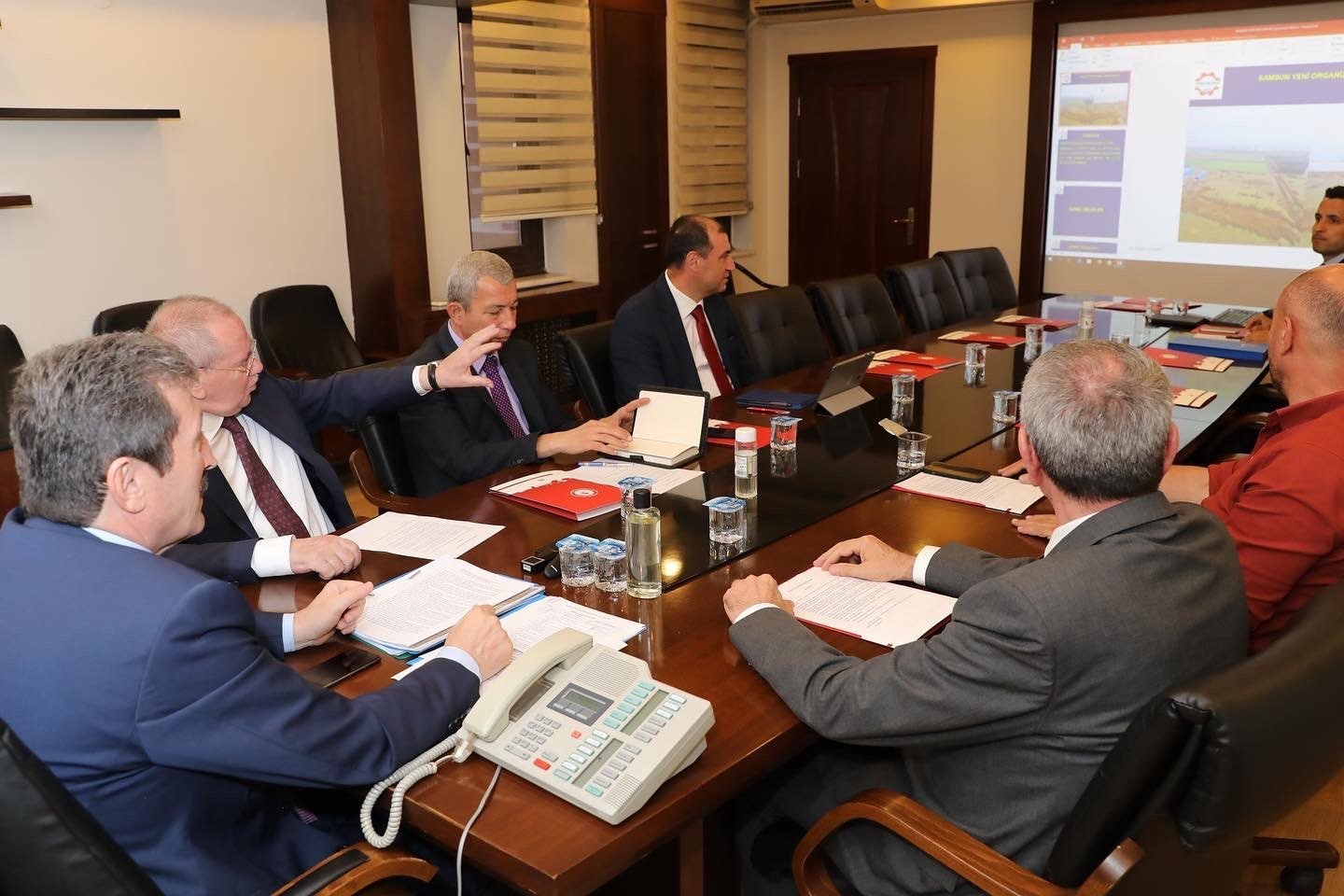 Samsun Valiliği'nde 'Yeni OSB' toplantısı