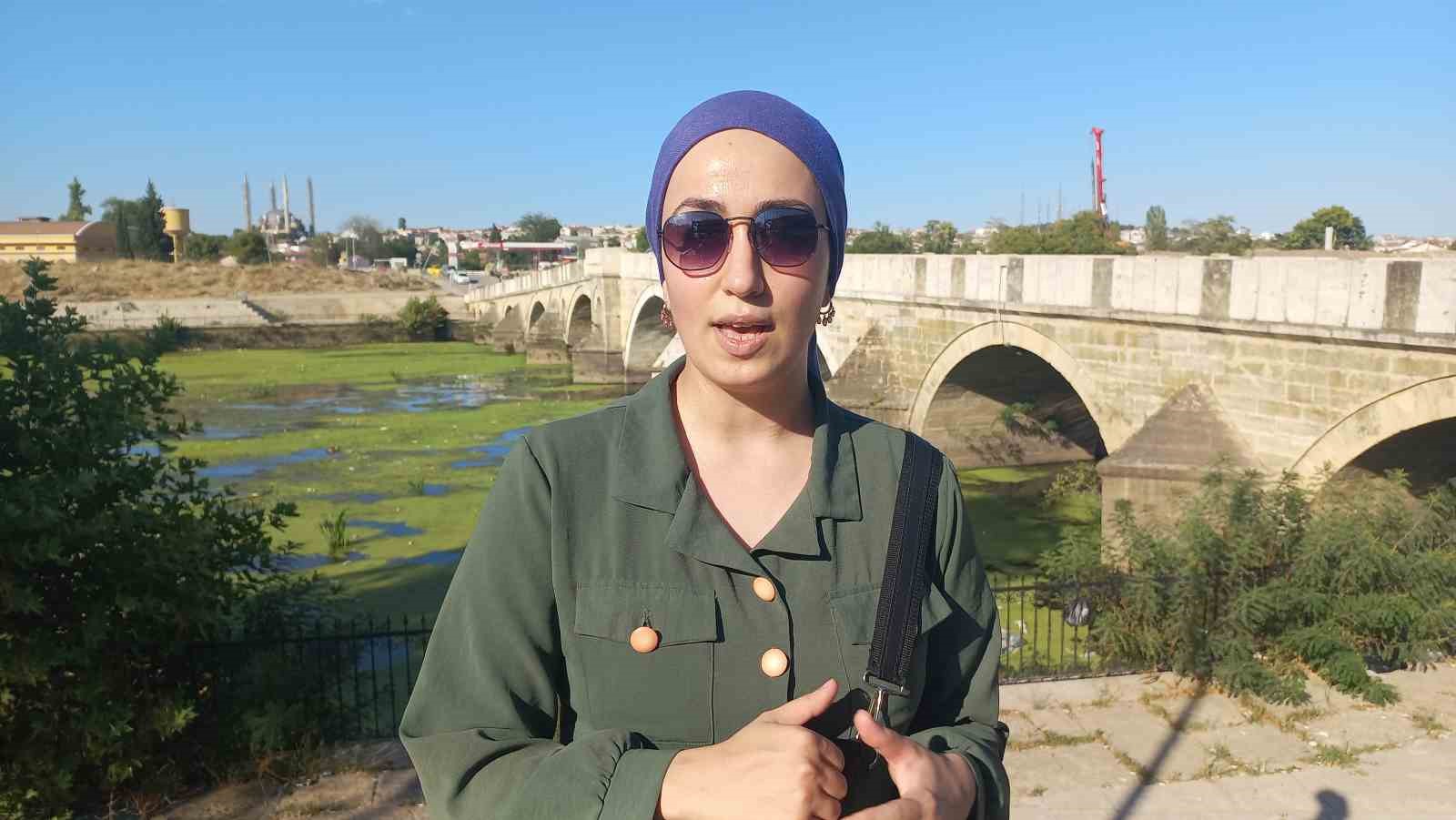 Tunca Nehri &ccedil;&ouml;p ve sazlıklardan temizleniyor
