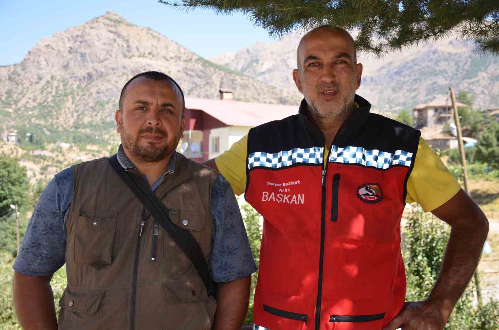 Rotalarını Beyt&uuml;şşebap&rsquo;a &ccedil;eviren motorcular il&ccedil;eye hayran kaldı
