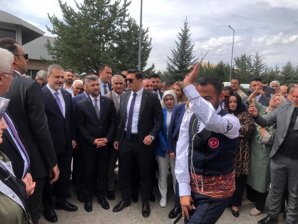 Dışişleri Bakanı Hakan Fidan Erzurum'da İhlas Haber Ajansı
