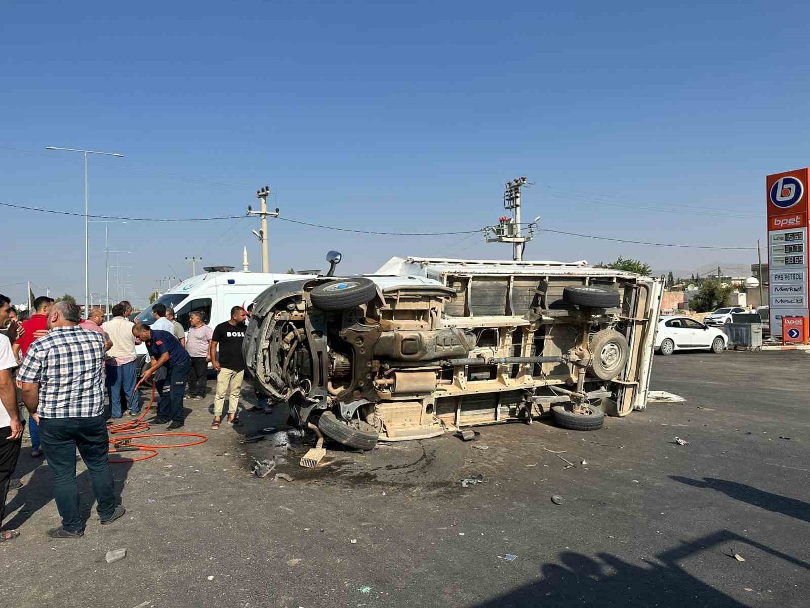 Mardin’de trafik kazası: 5 yaralı