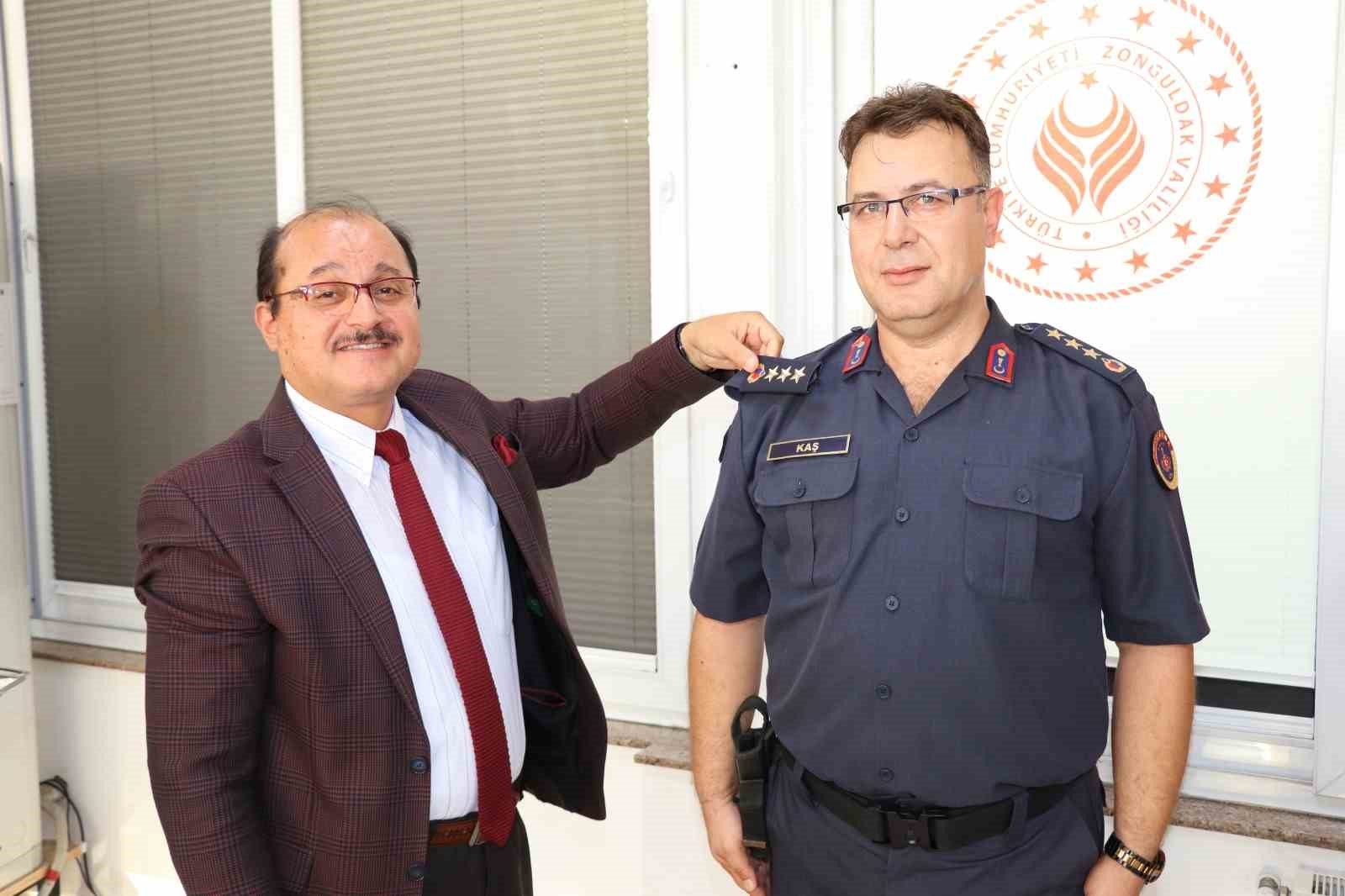 Zonguldak’ta 108 jandarma personeli üst rütbeye terfi etti