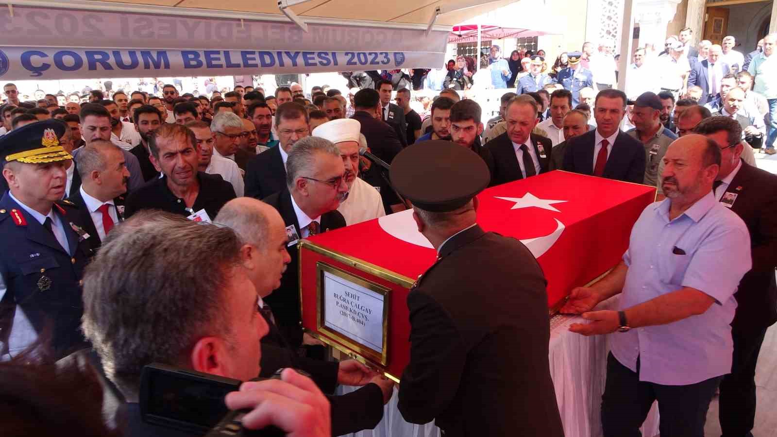 Şehit Buğra Çalgay son yolculuğuna uğurlandı