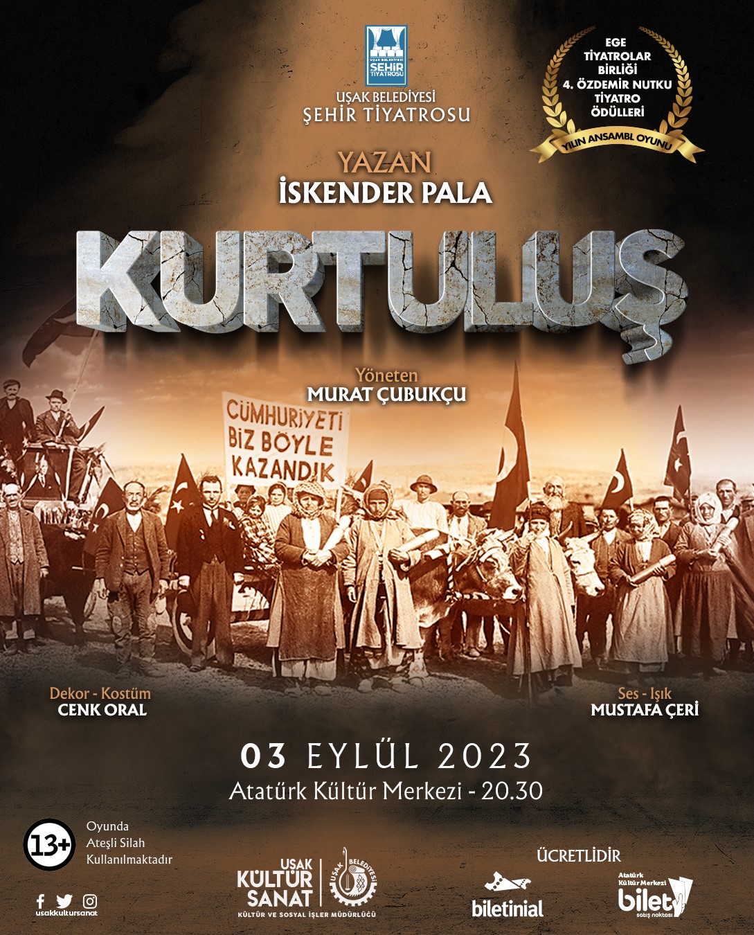 Uşak Belediyesi’nin Kurtuluş Haftası Programı Belli Oldu