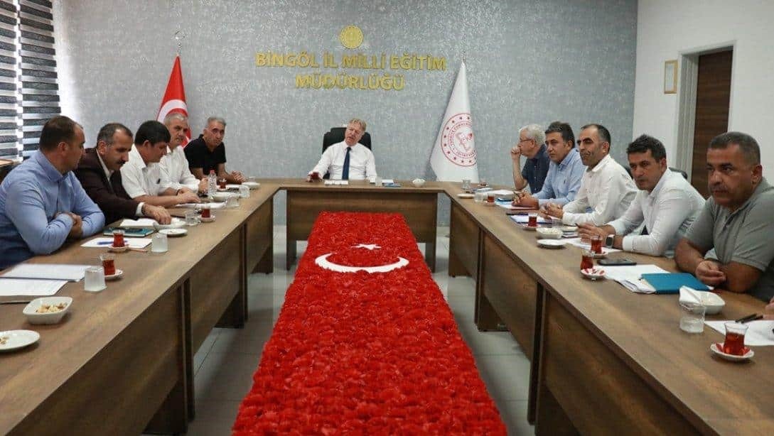 Bingöl’de İlçe Milli Eğitim müdürleri toplantısı yapıldı