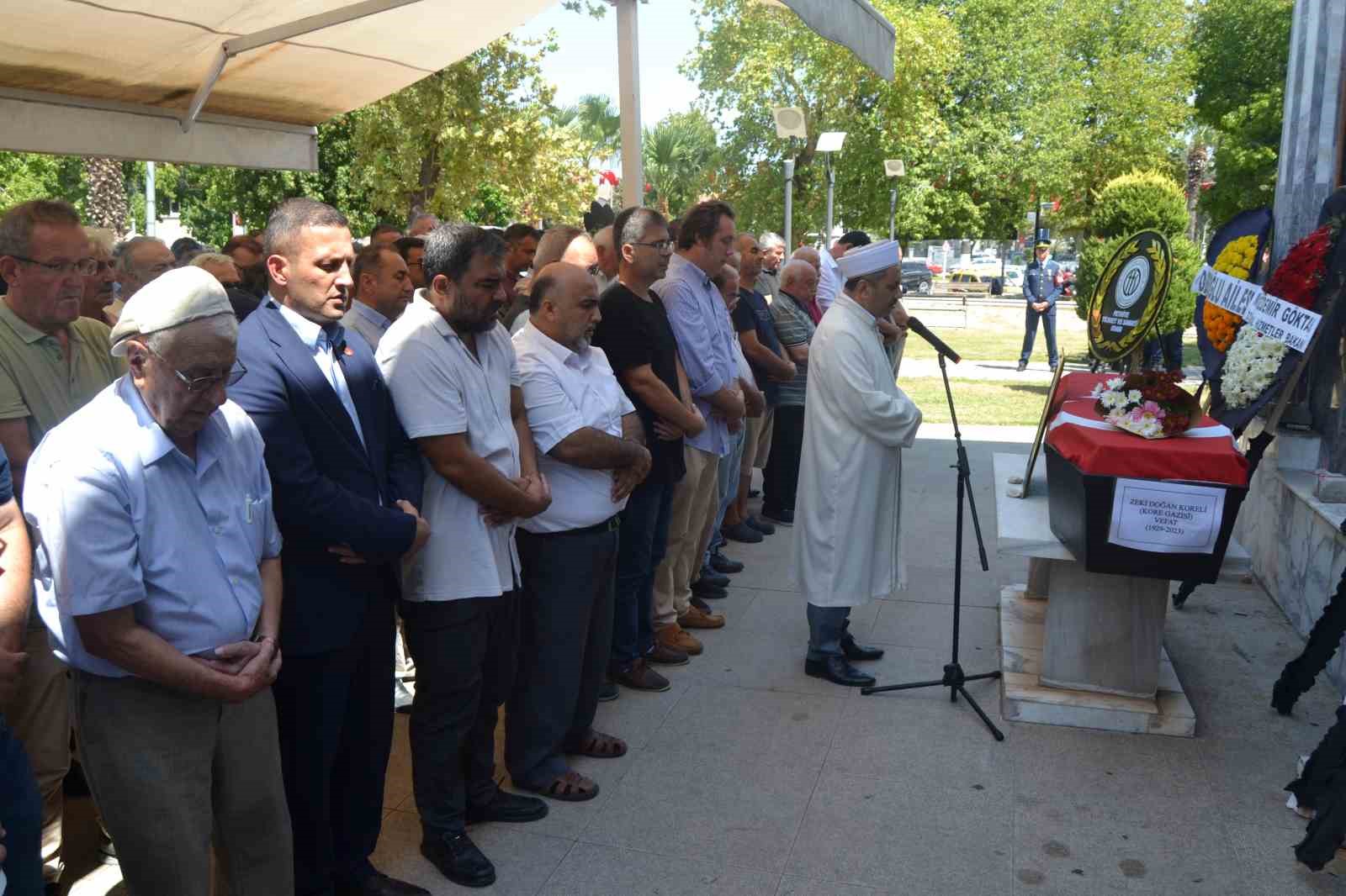 Fethiyeli Kore Gazisi son yolculuğuna askeri t&ouml;renle uğurlandı
