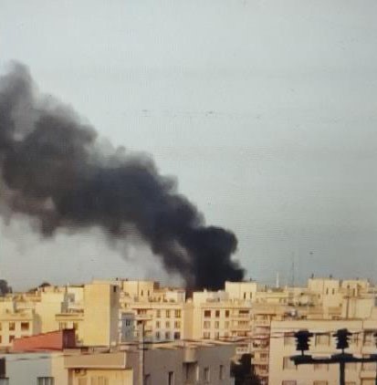 Mardin&rsquo;de parkta &ccedil;ıkan yangın korkuttu
