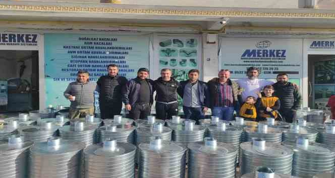 Tekirdağ’da depremzedeler için 3 günde 660 adet soba üretildi