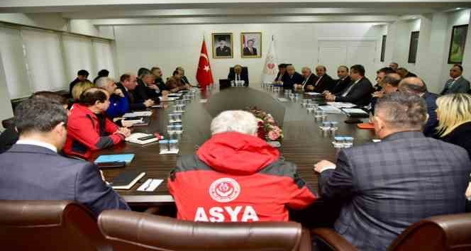 İl afet ve acil durum koordinasyon kurulu toplandı