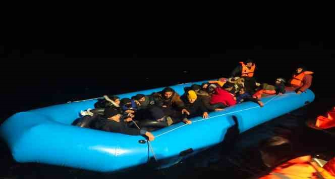 Ayvacık açıklarında Afganistan uyruklu 116 kaçak göçmen kurtarıldı
