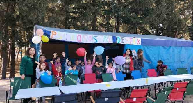 Osmaniye’de depremzede çocuklara psikolojik destek