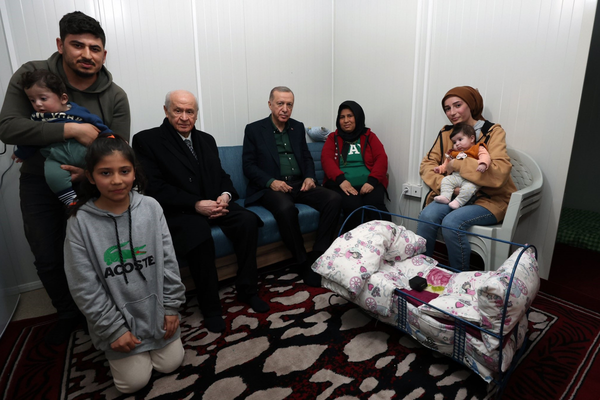 Erdoğan ve Bahçeli&#039;nin konteynerde ziyaret ettiği Aksu ailesi İHA’ya konuştu