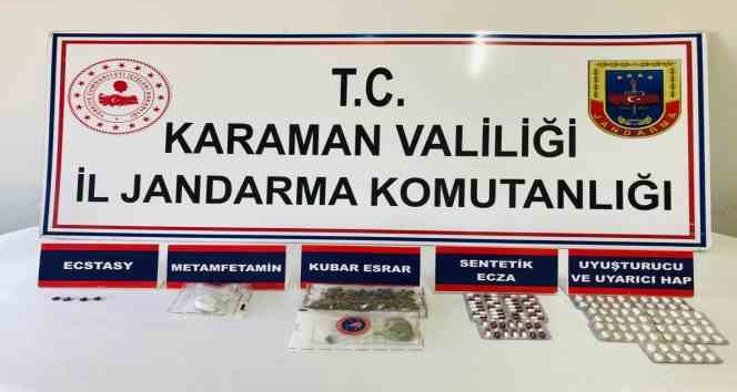 Karaman’da uyuşturucu operasyonunda 3 kişi gözaltına alındı