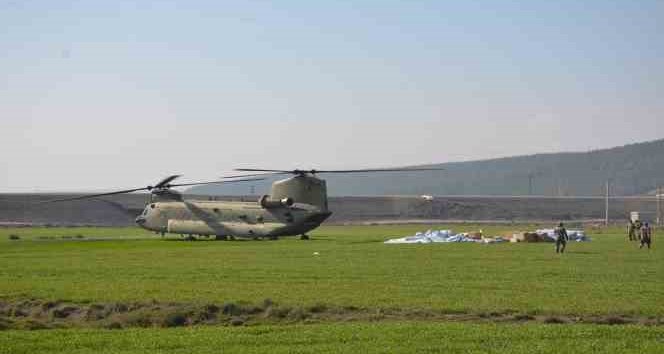 Devlet hem havadan hem karadan yardımları ulaştırıyor
