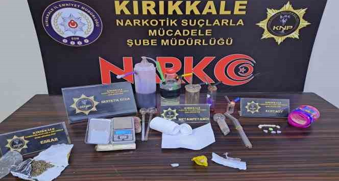 Kırıkkale’de uyuşturucu ticareti yapan 2 şüpheli tutuklandı