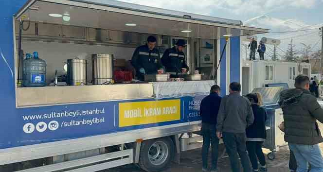 Elbistan’da depremzedeler için aşevi