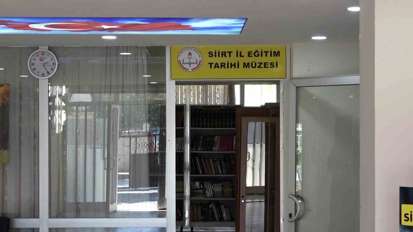 Siirt Lisesi m&uuml;zesi tarihe ışık tutuyor
