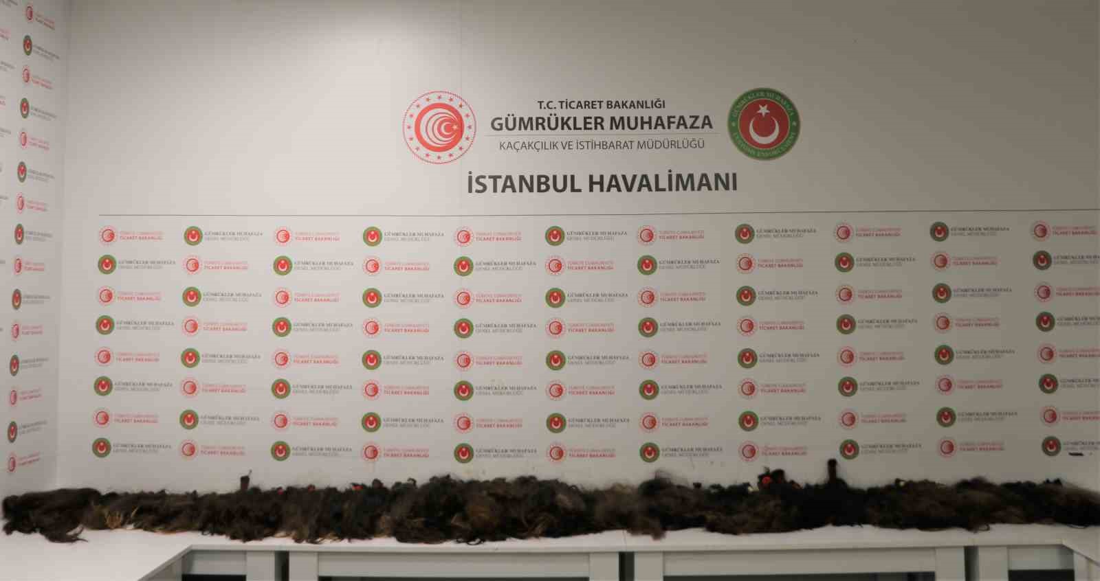 İstanbul’da İnsan saçı kaçakçılarına gümrük muhafaza engeli 