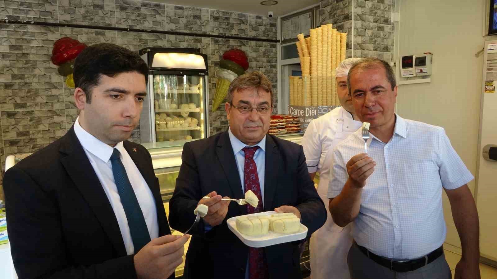 Avrupa Birliği Coğrafi İşaretli Bayrami&ccedil; Beyazı&rsquo;nın dondurması yapıldı
