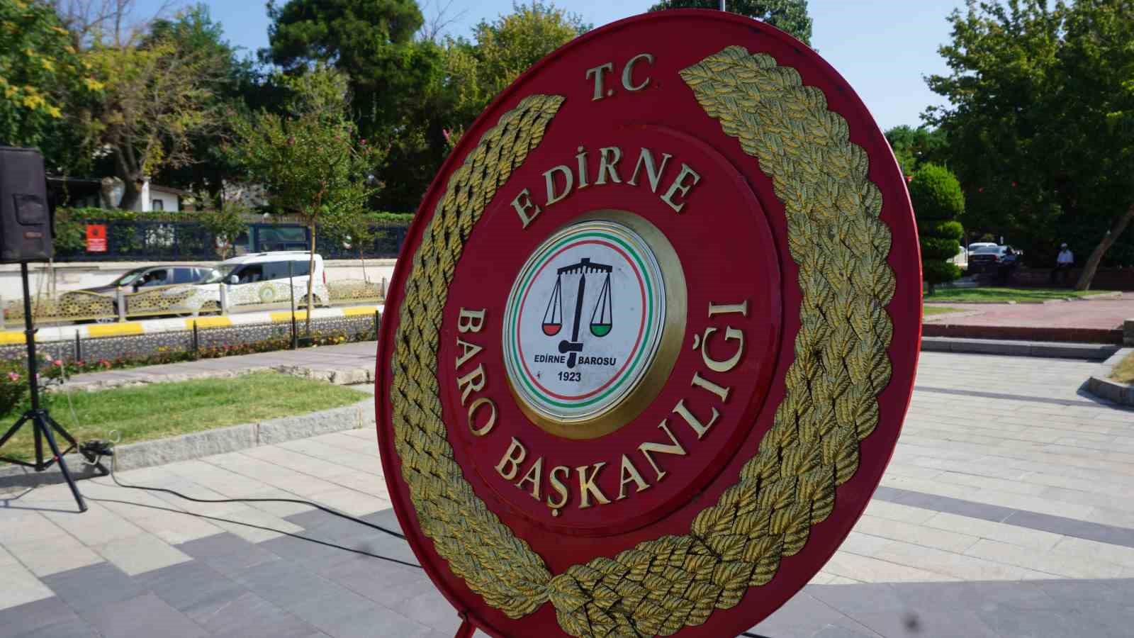 Edirne’de adli yılın başlaması nedeniyle tören düzenlendi