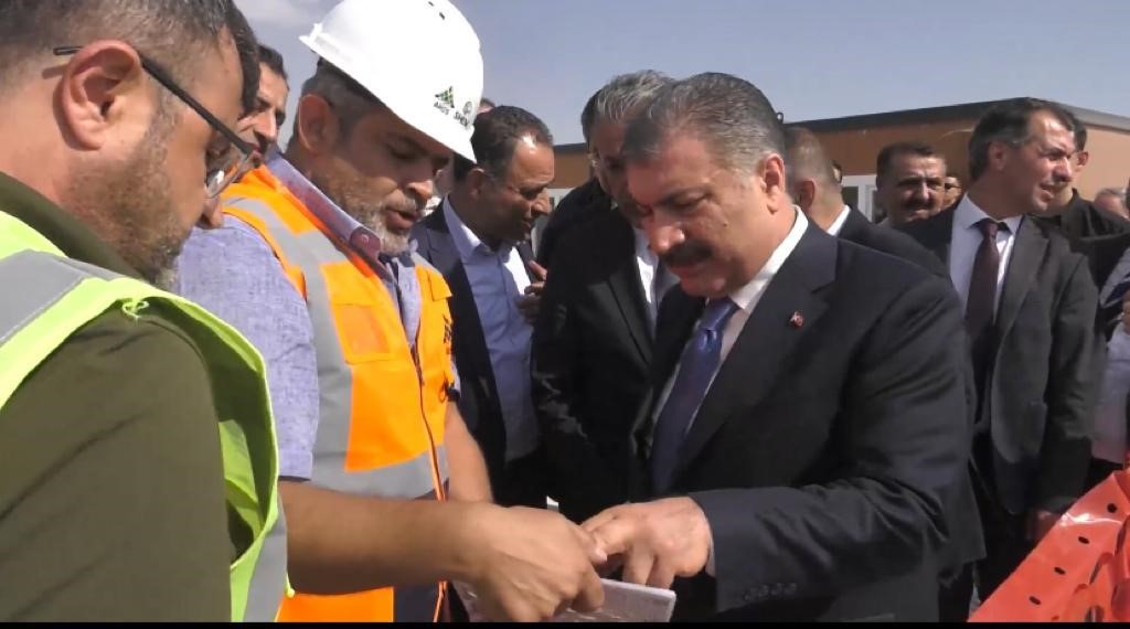 Bakan Koca, Mardin Şehir Hastanesi’nde incelemelerde bulundu