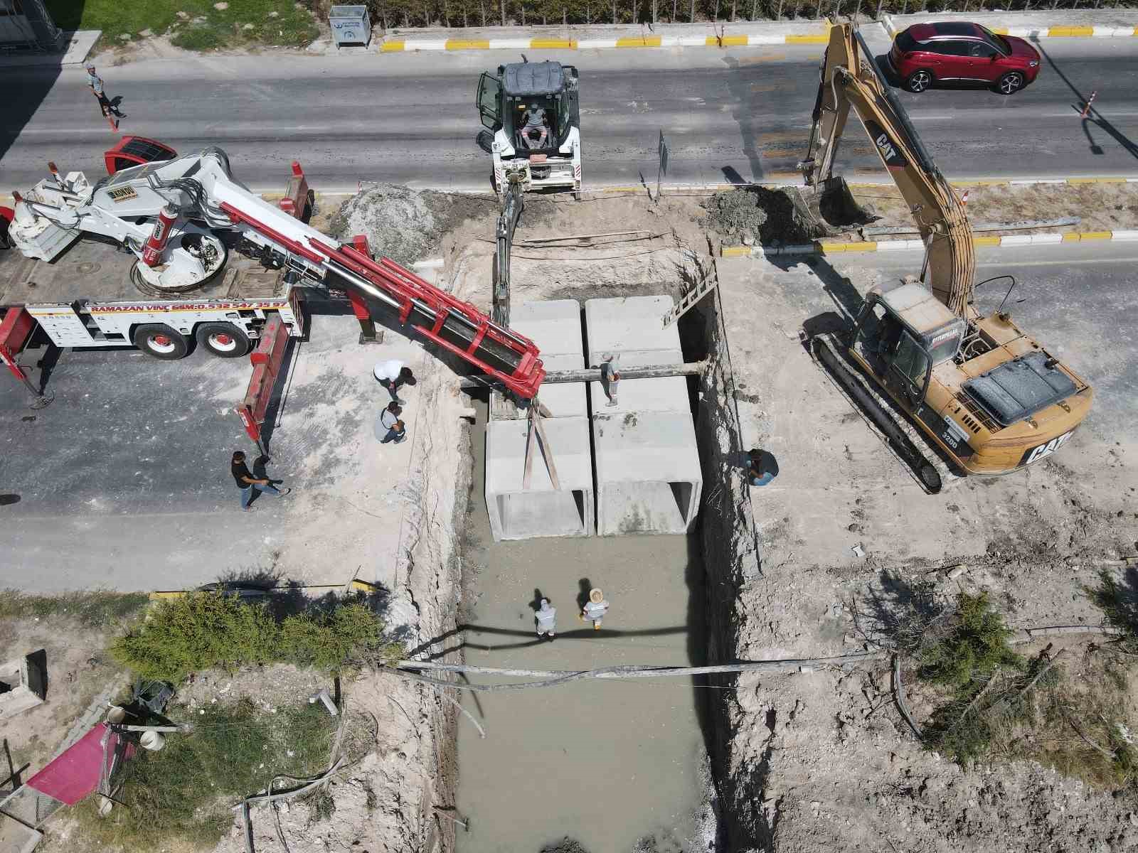 Menfez sistemi ile su tahliyesi K&uuml;tahya OSB&rsquo;de hayata ge&ccedil;iriliyor
