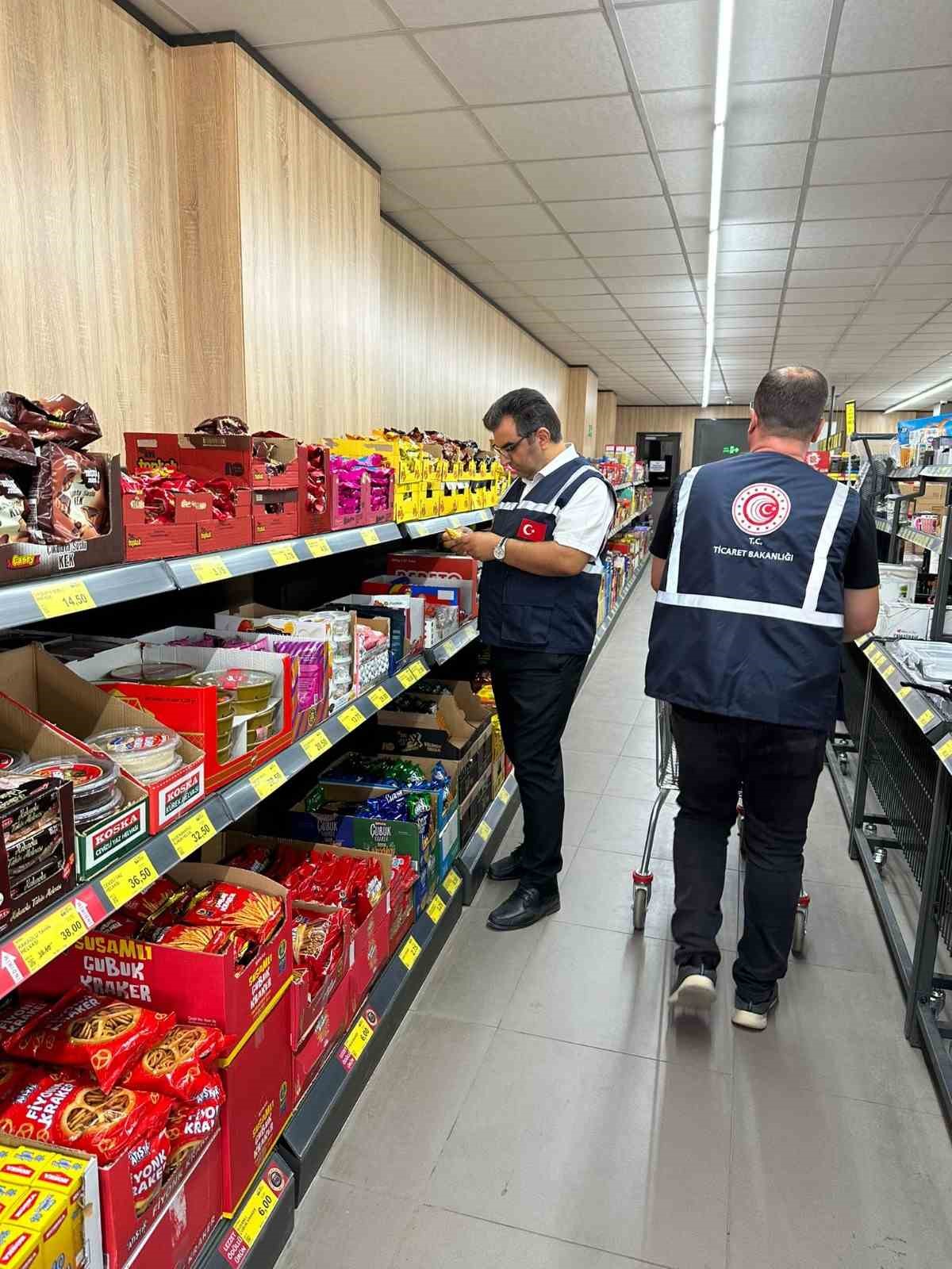 Siirt’te marketlerde fiyat ve etiket denetimi 