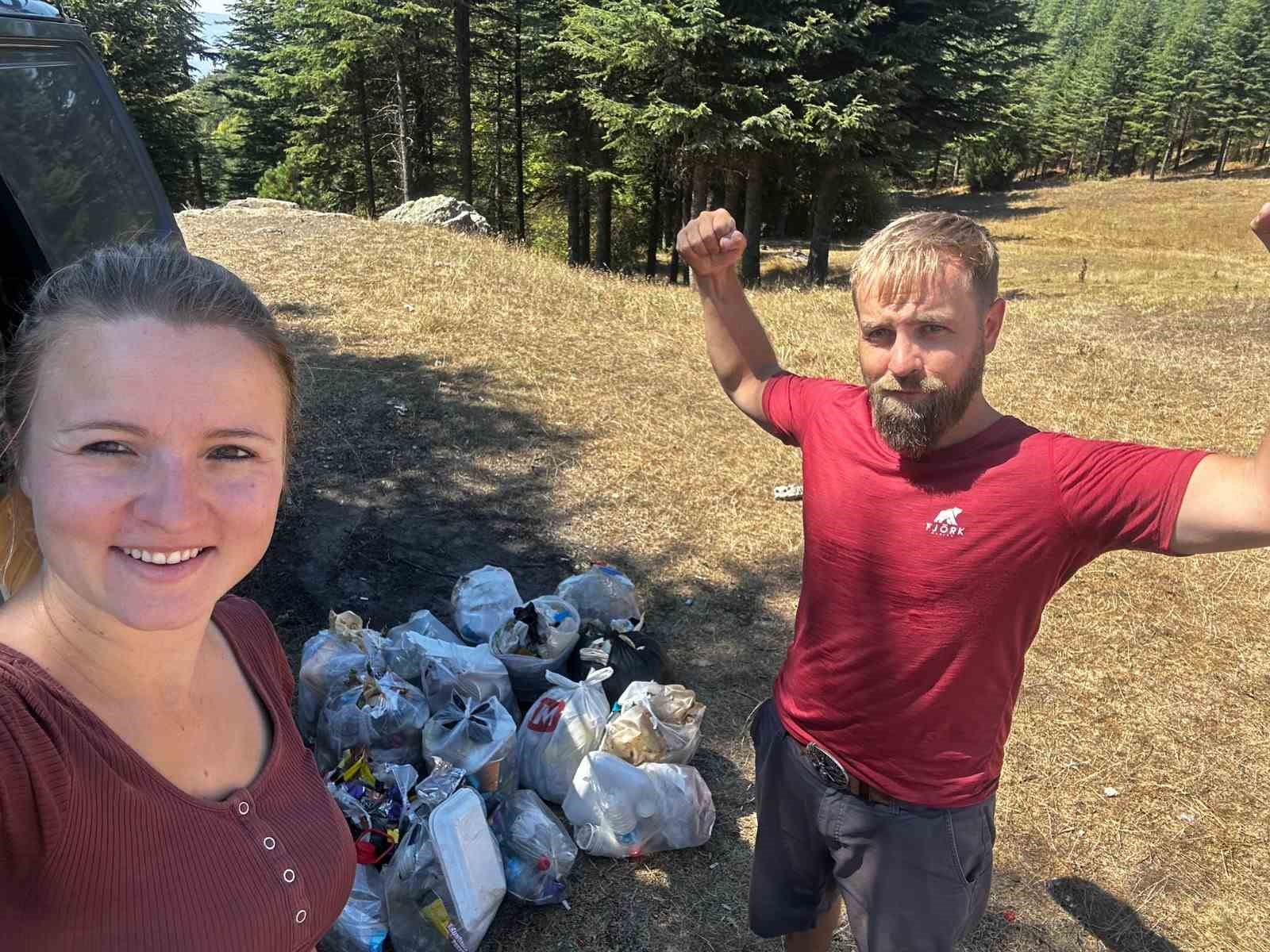 İsviçreli turistlerden Tokat’ta örnek davranış