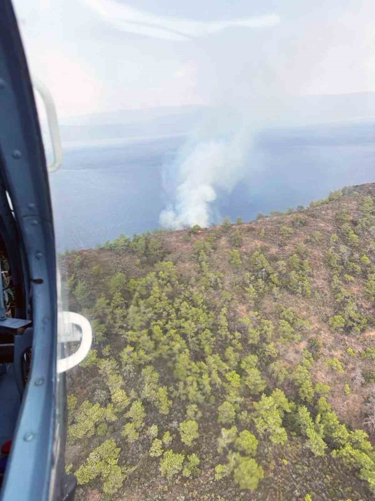 Marmaris Karacasöğüt’te orman yangını