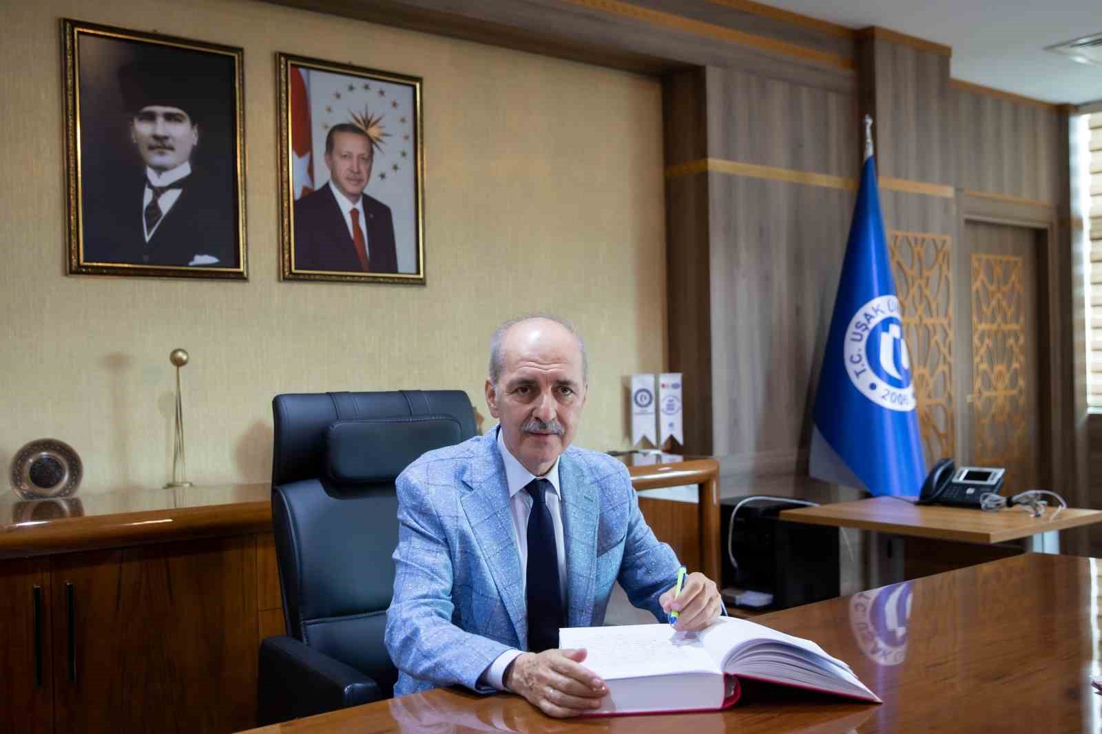 TBMM Başkanı Prof. Dr. Kurtulmuş’tan Rektör Savaş’a ziyaret