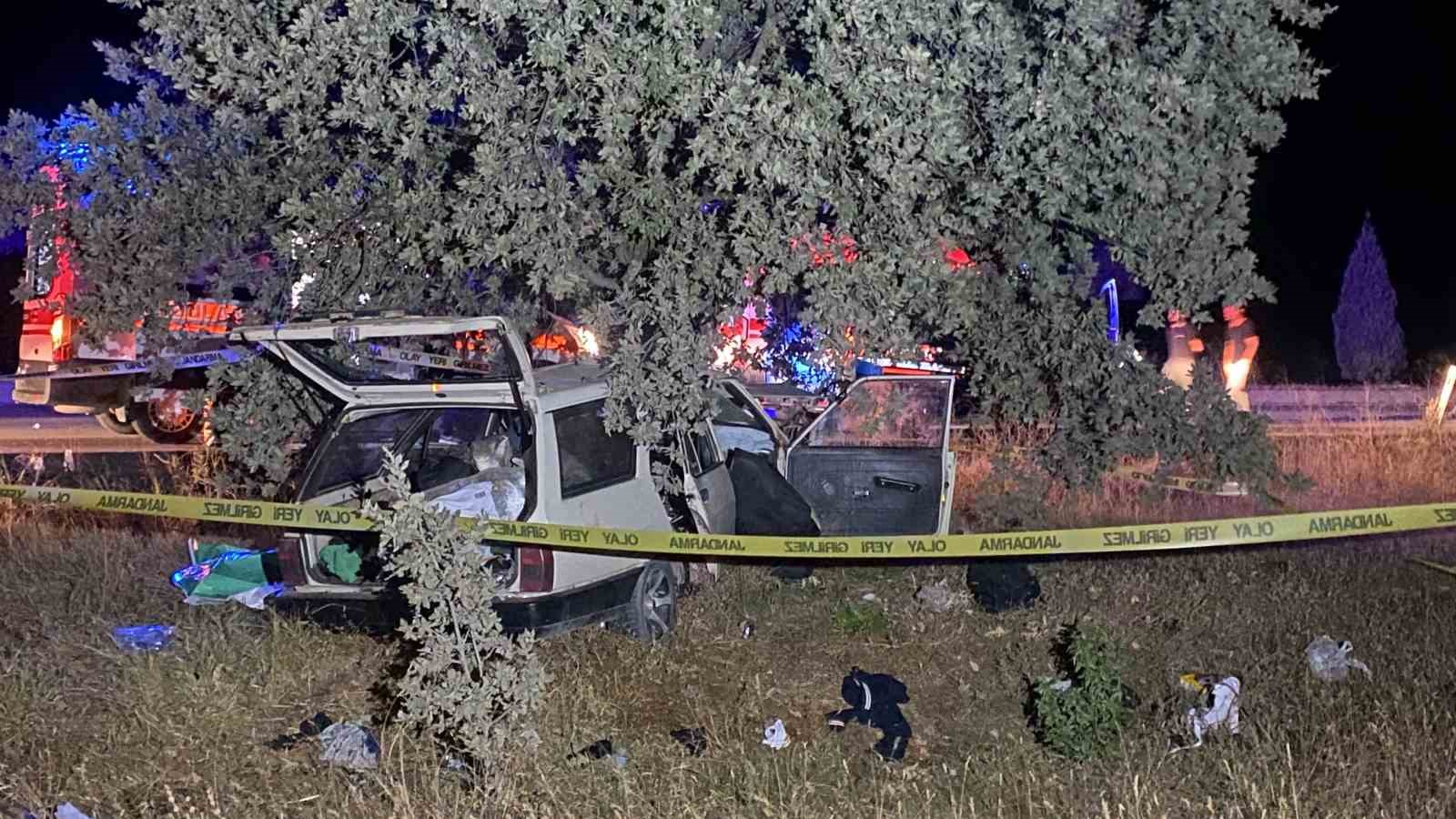 Uşak’ta trafik kazası: 1 ölü, 4 ağır yaralı