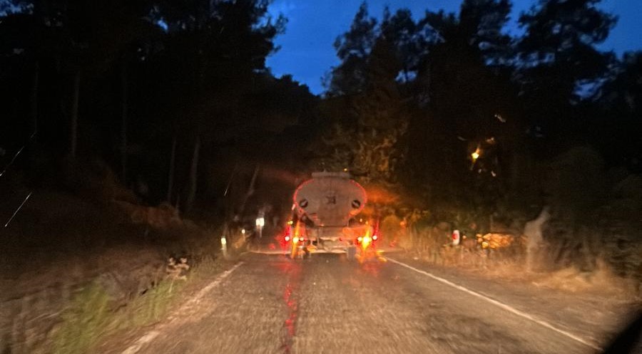 Marmaris’te  bugün 7 yıldırım yangınına müdahale edilerek hepsi kontrol altına alındı