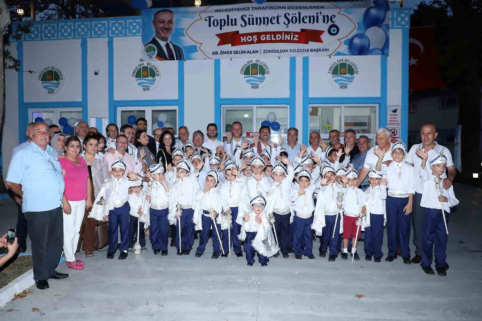 Zonguldak’ta 71 çocuğa toplu sünnet şenliği düzenlendi