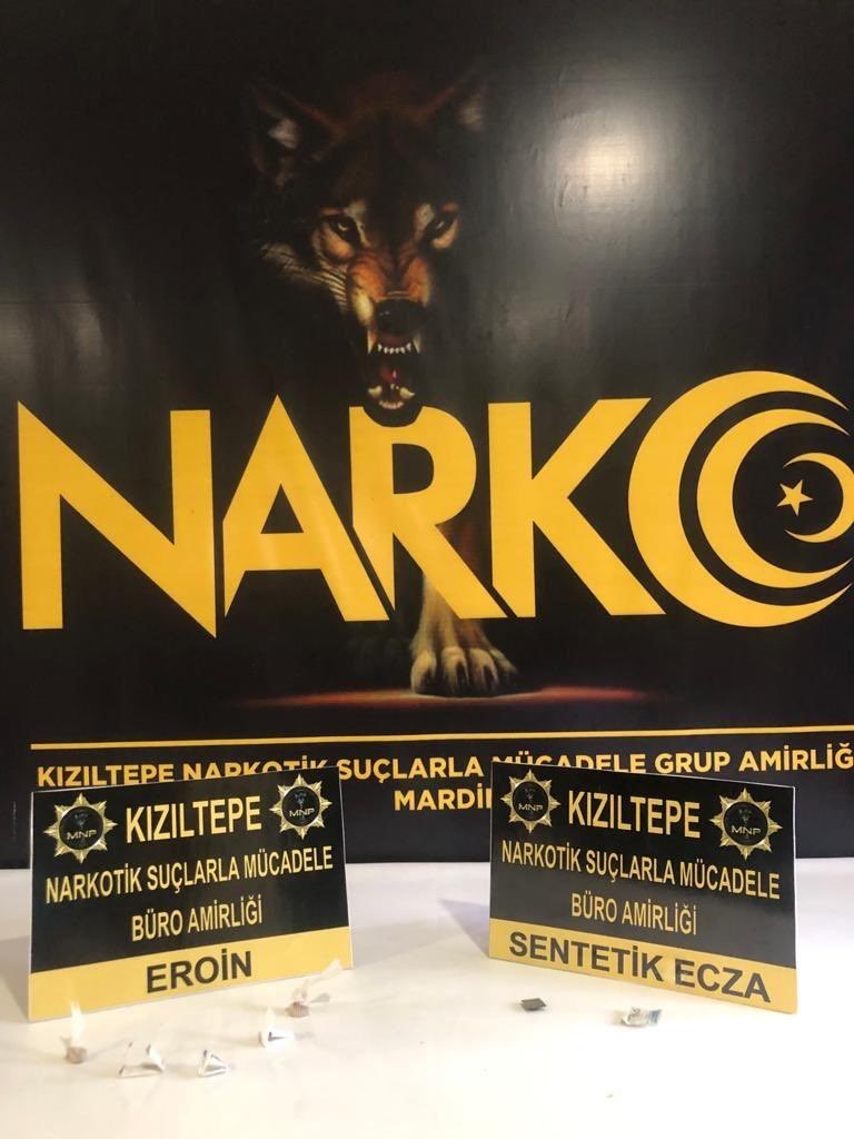 Mardin’de uyuşturucu operasyonlarında 3 tutuklama