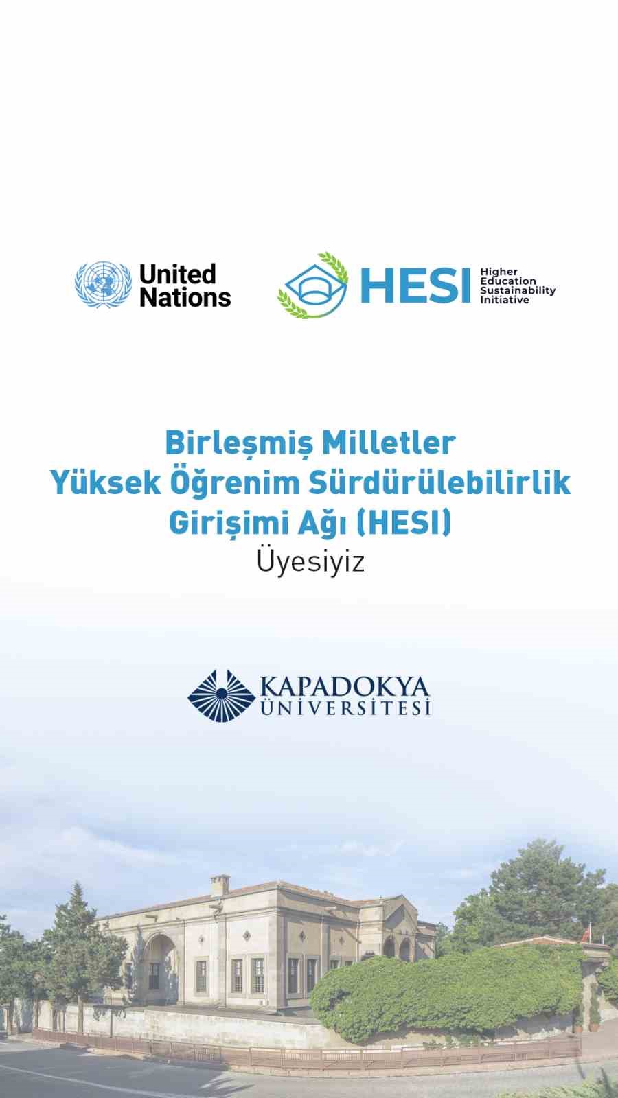 K&Uuml;N, Birleşmiş Milletler Y&uuml;ksek&ouml;ğrenim S&uuml;rd&uuml;r&uuml;lebilirlik Girişimi ağına katıldı
