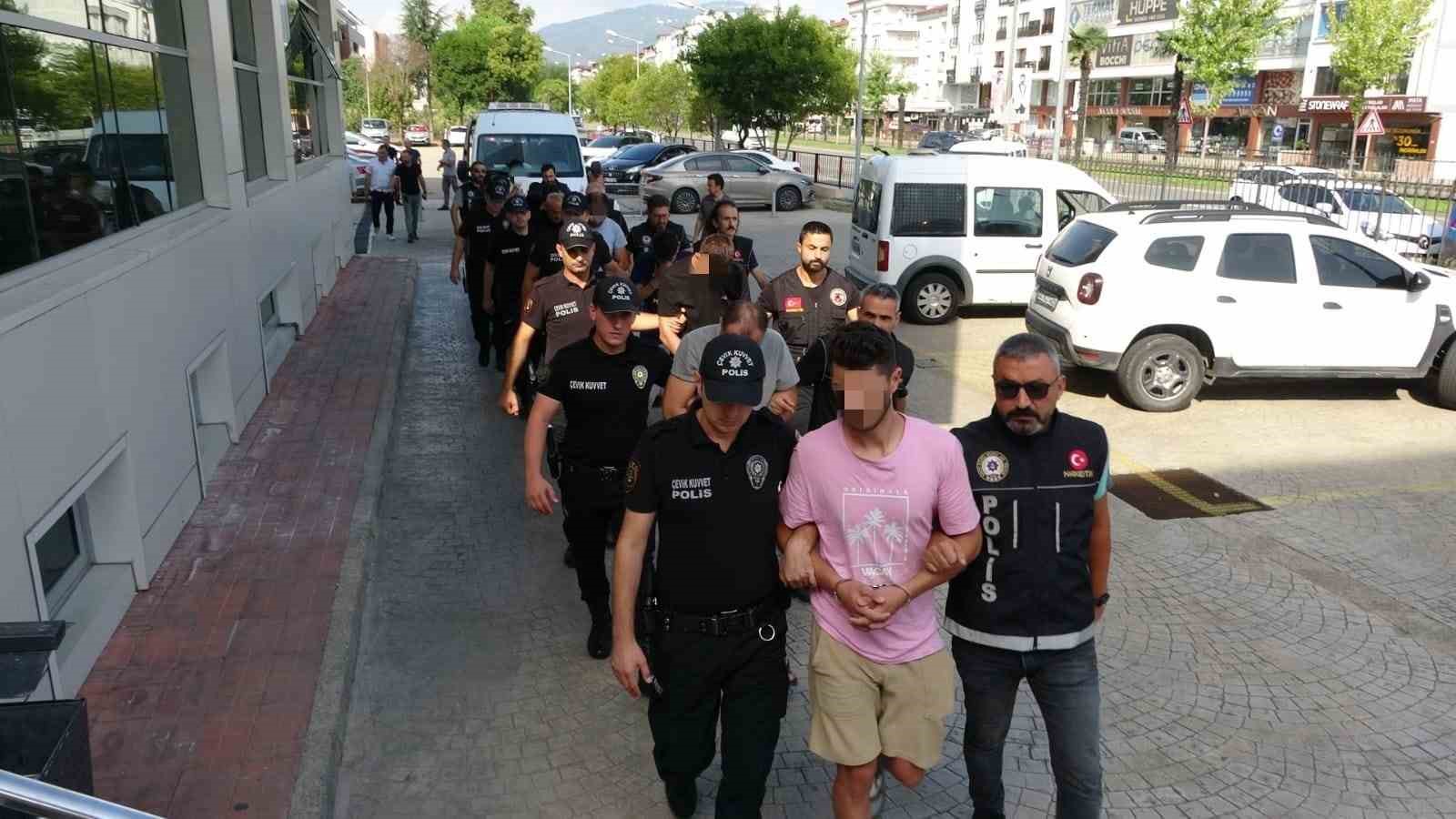 Ordu’da 9 zehir taciri tutuklandı