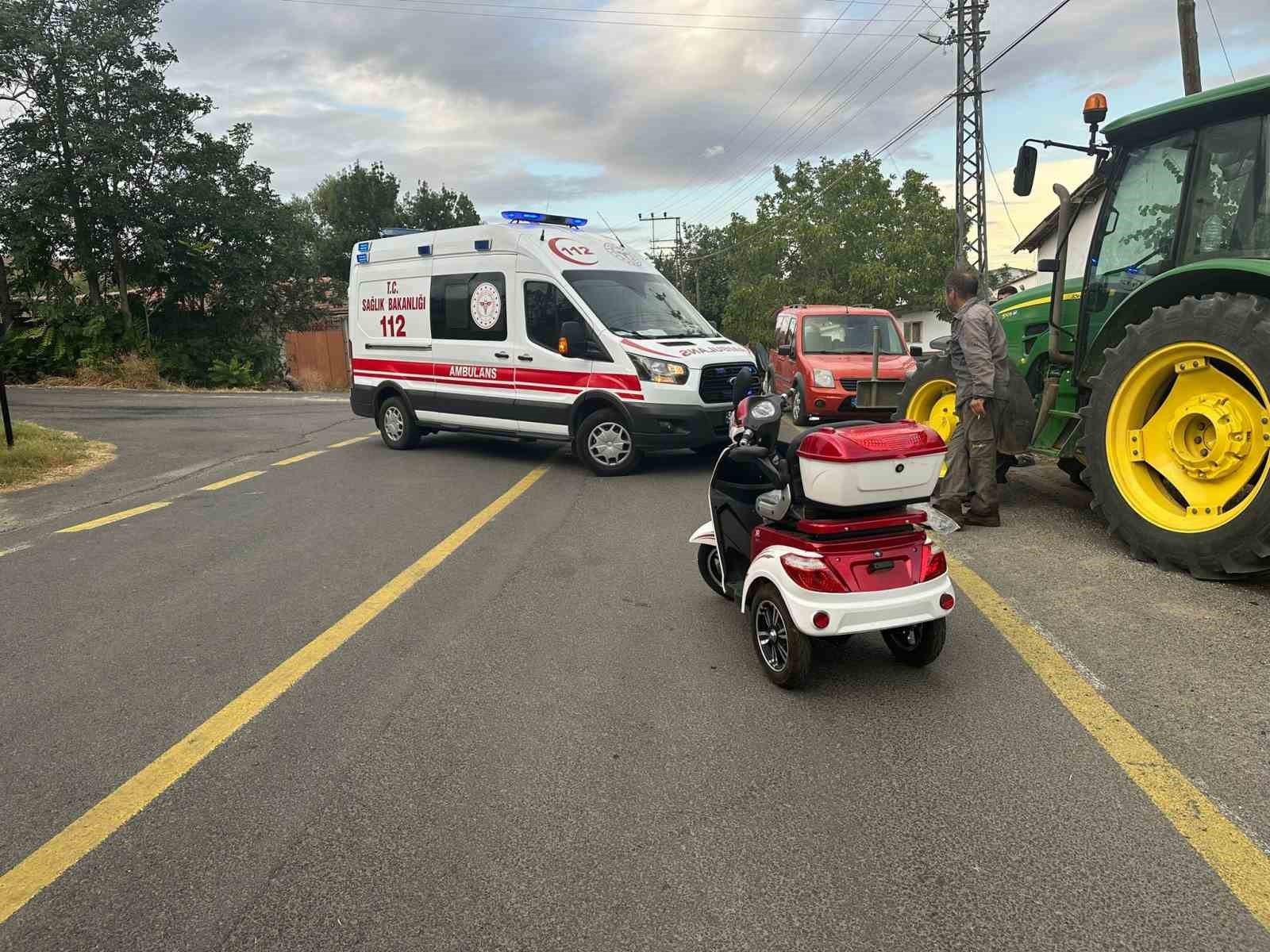 Tekirdağ’da trafik kazası: 1 yaralı