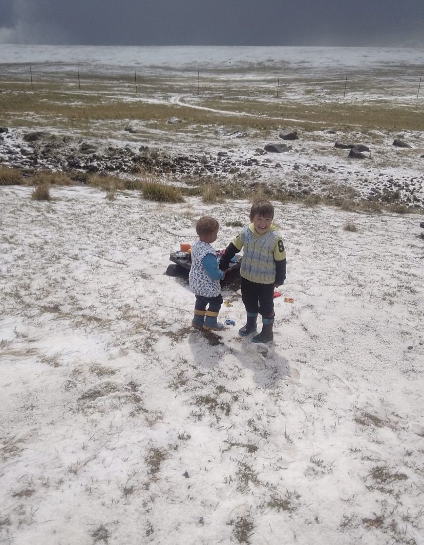 Ardahan&rsquo;da dolu yağışı
