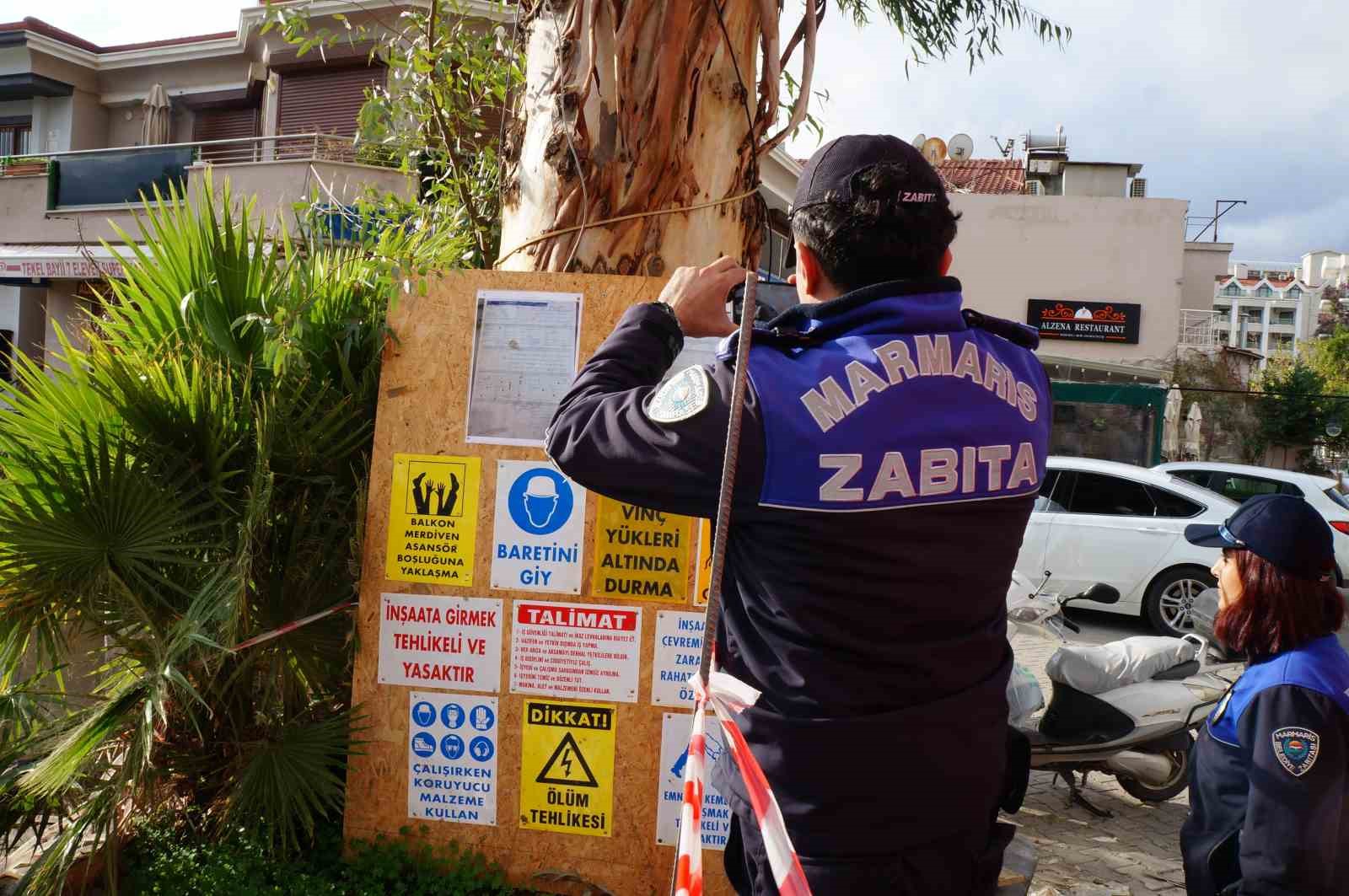 Marmaris Zabıtası’ndan yoğun mesai