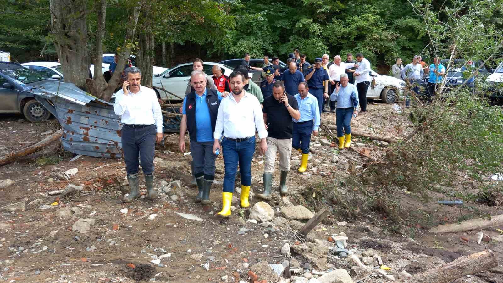Bakan Yardımcısı Karaloğlu, b&ouml;lgede son 500 yılın en y&uuml;ksek yağışının ger&ccedil;ekleştiğini a&ccedil;ıkladı
