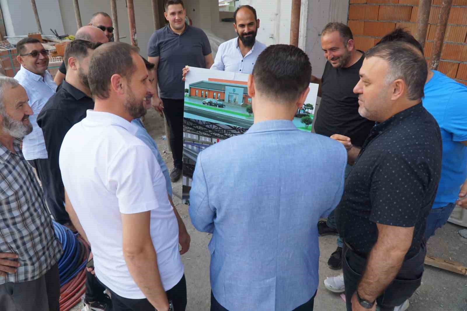 D&uuml;zce y&uuml;zme havuzu inşaatı hızla ilerliyor
