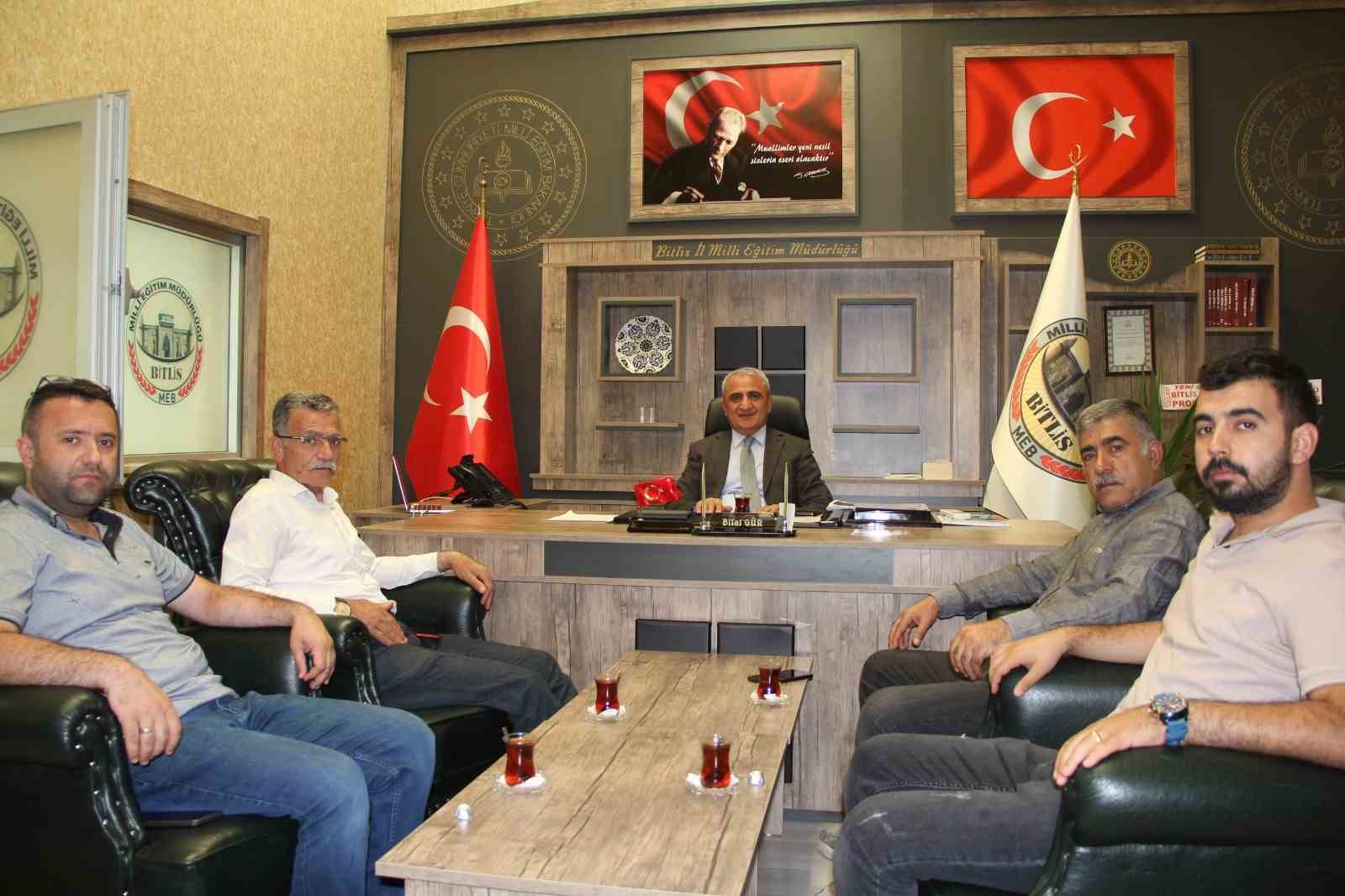 Gazetecilerden Müdür Gür’e ziyaret