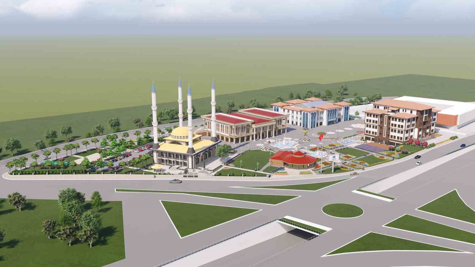 Yunusemre&rsquo;nin &rsquo;100. Yıl Meydanı&rsquo; projesi inşaatı devam ediyor
