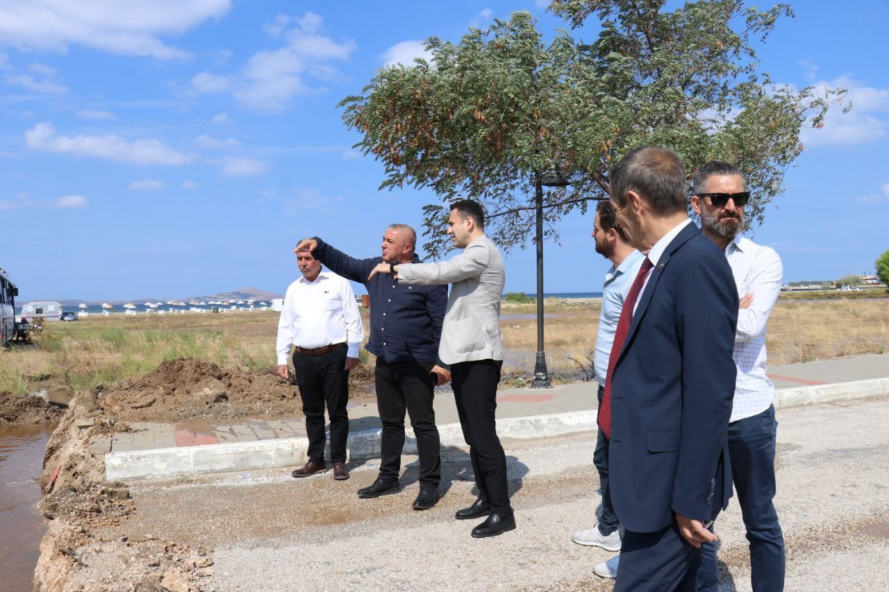 AK Parti’den felaketinin yaşandığı Geyikli’de inceleme