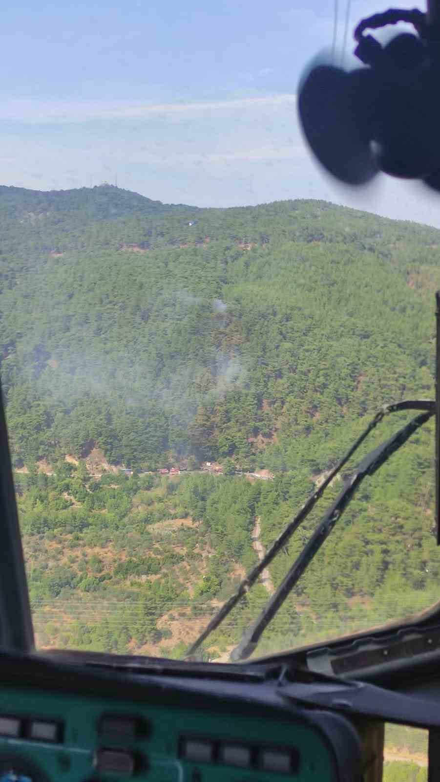 Ayvacık’taki orman yangını kontrol altına alındı