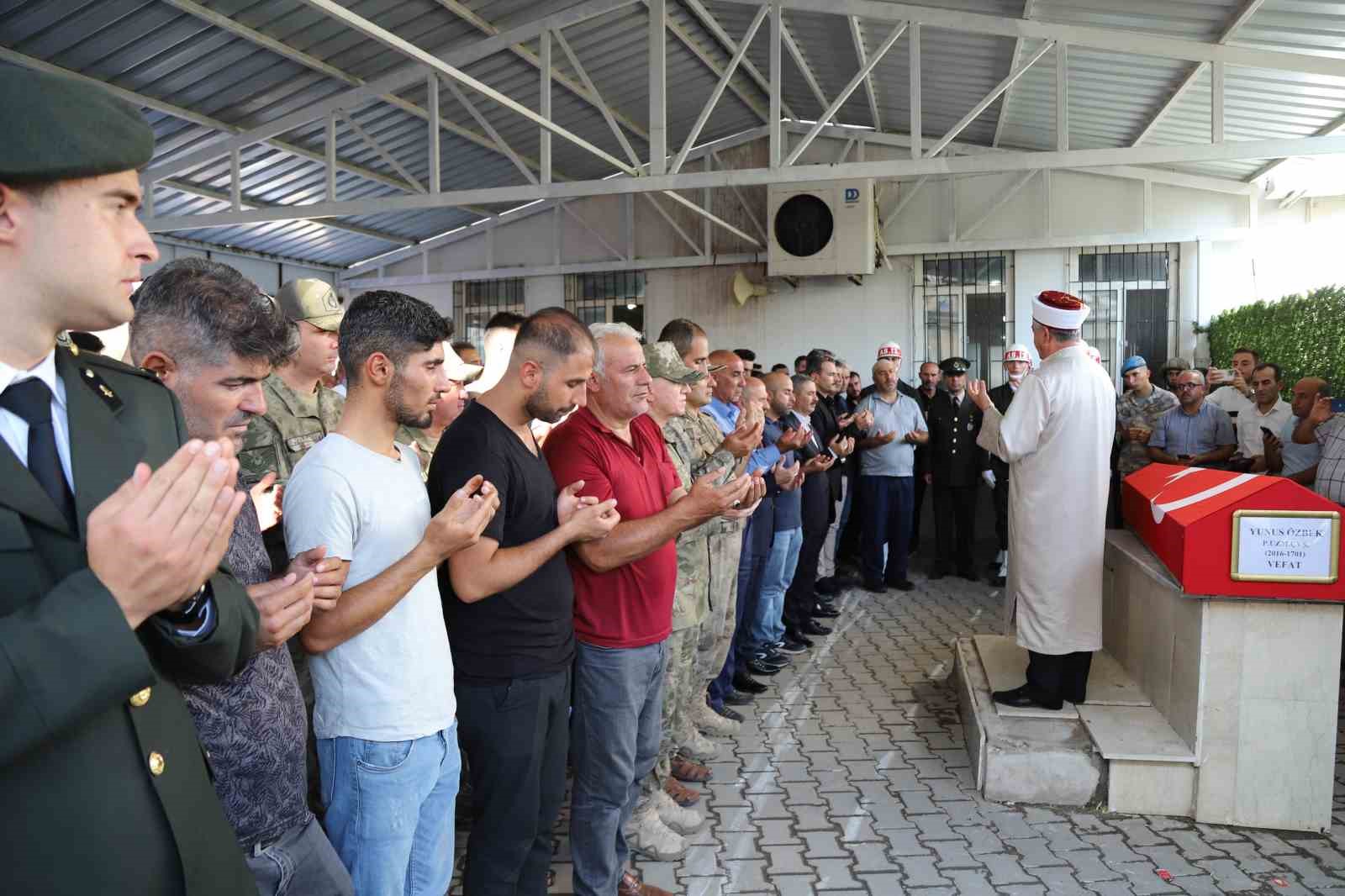 Kahtalı Şehit Yunus Özbek son yolculuğuna uğurlandı